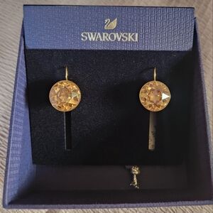 Authentic Swarovski signed Bella earrings